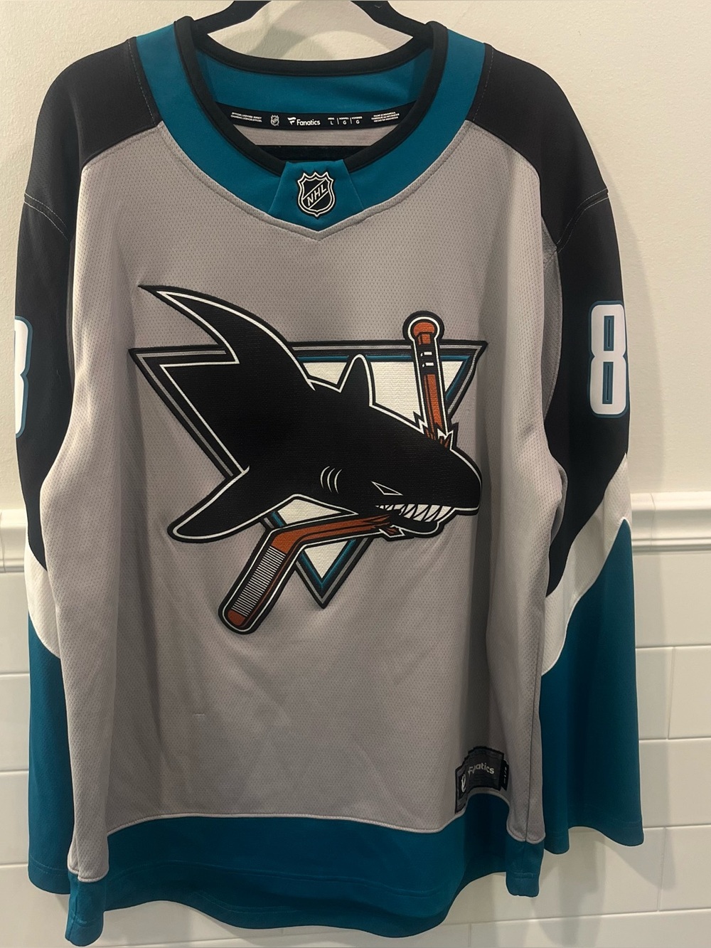 San Jose Sharks Fanatics Brent Burns Hockey Jersey